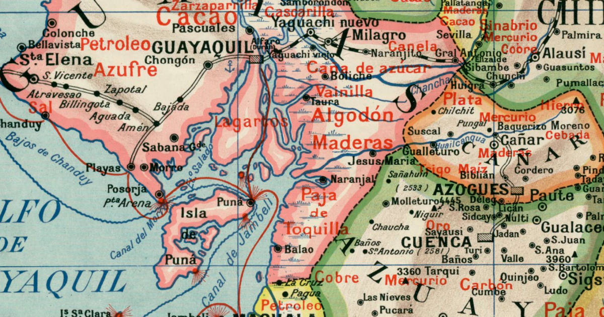 Cuenca Ecuador Map Poster, Cuenca City Road Wall Art Print - Custom Maps &   Posters