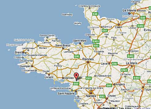 Brittany France Map