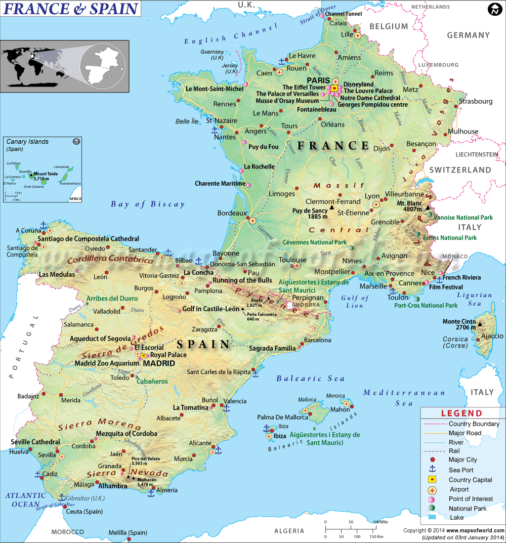 printable road maps of france