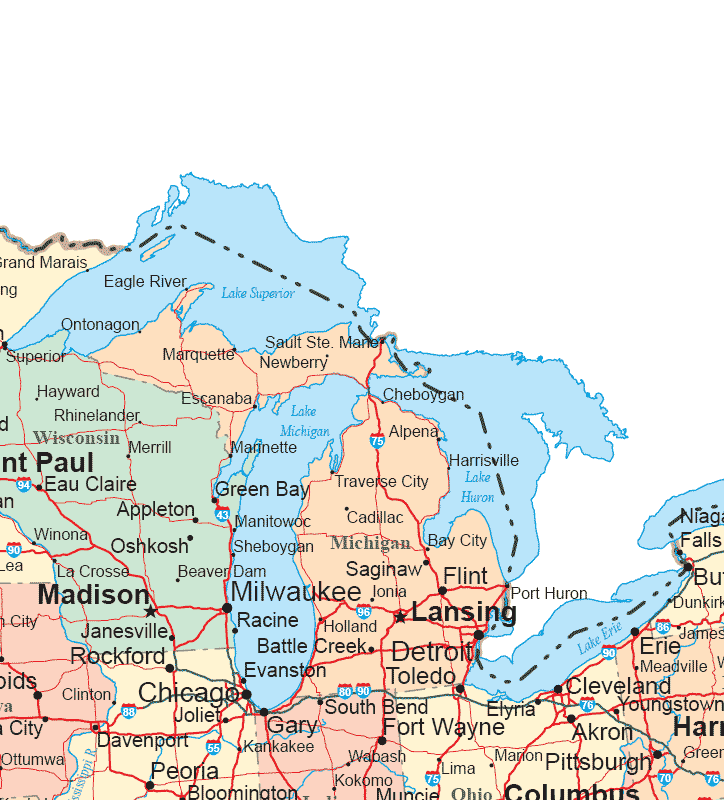 printable road maps of states