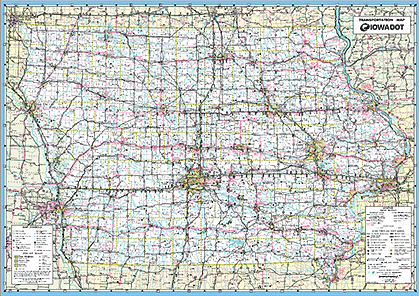 maps > Digital maps > State maps > Iowa Transportation Map