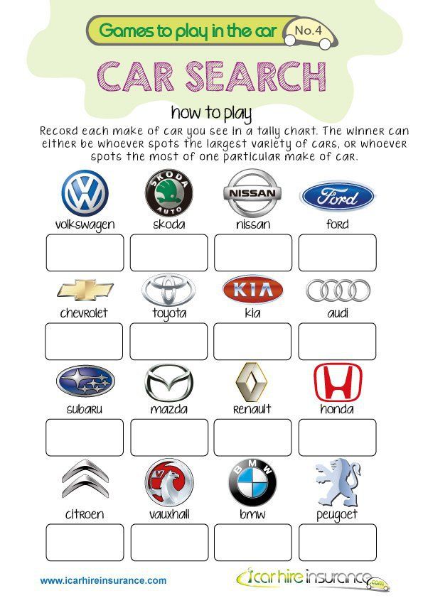 Keeping Kids Entertained in the Car Travel Printables for Kids