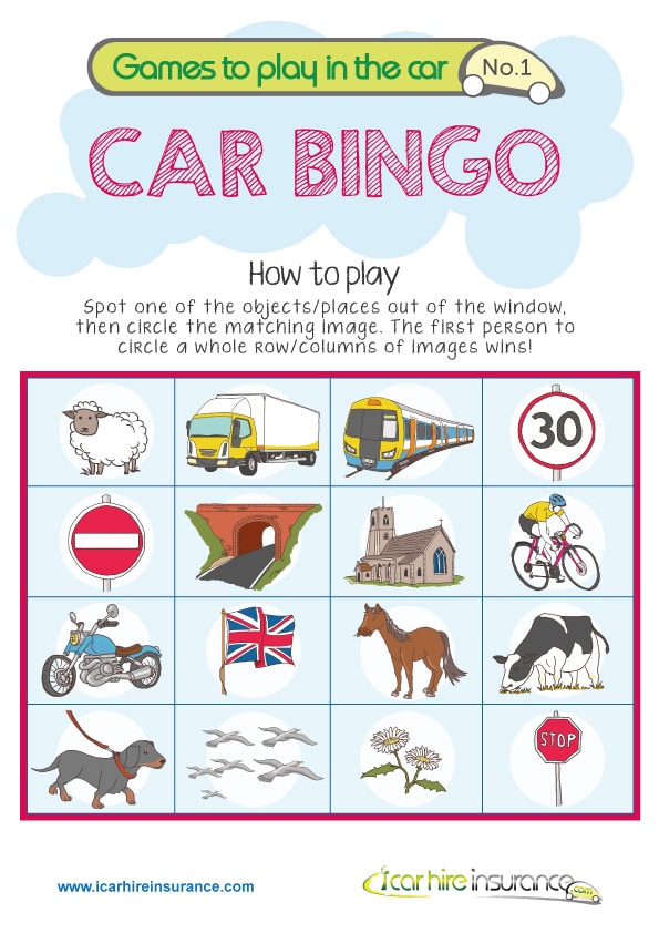 Keeping Kids Entertained in the Car Travel Printables for Kids ...