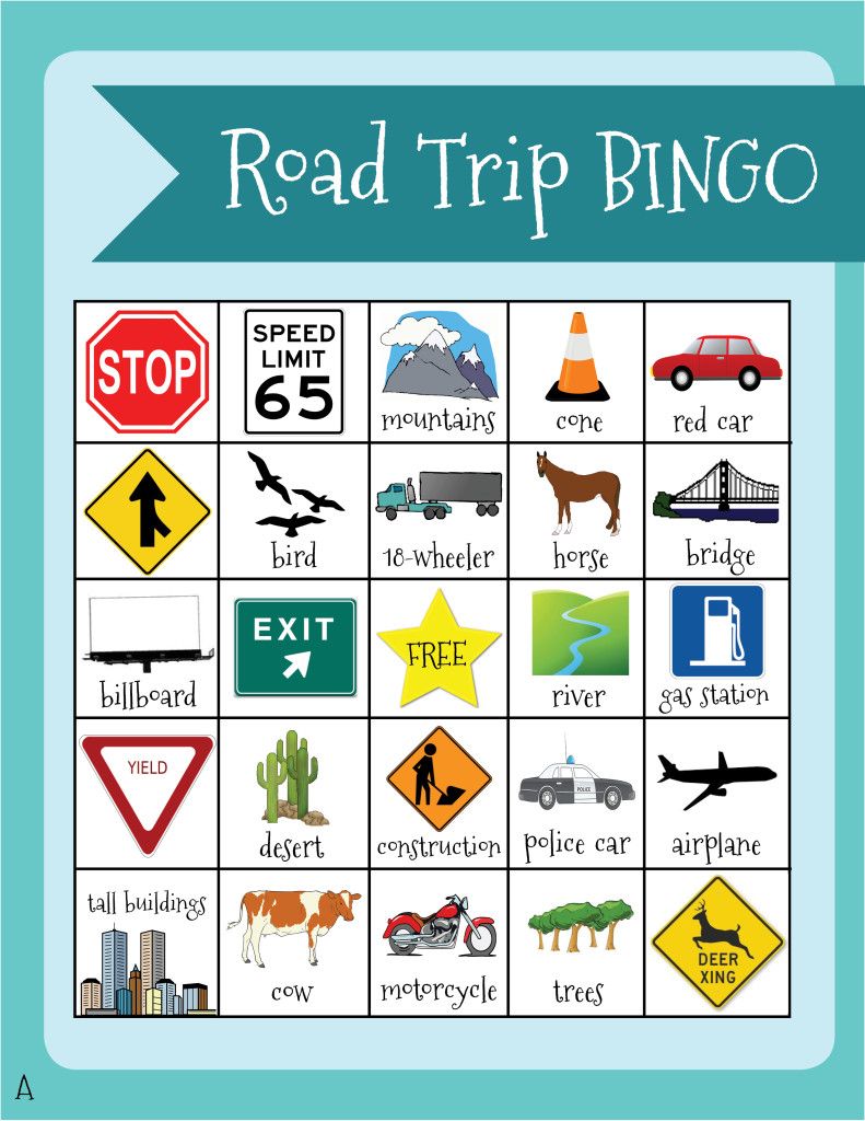 printable road trip games uk