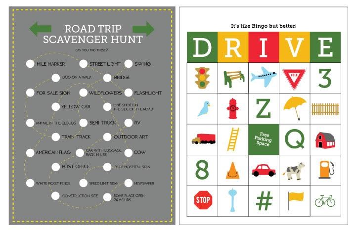 Printable Travel Games - MomAdvice