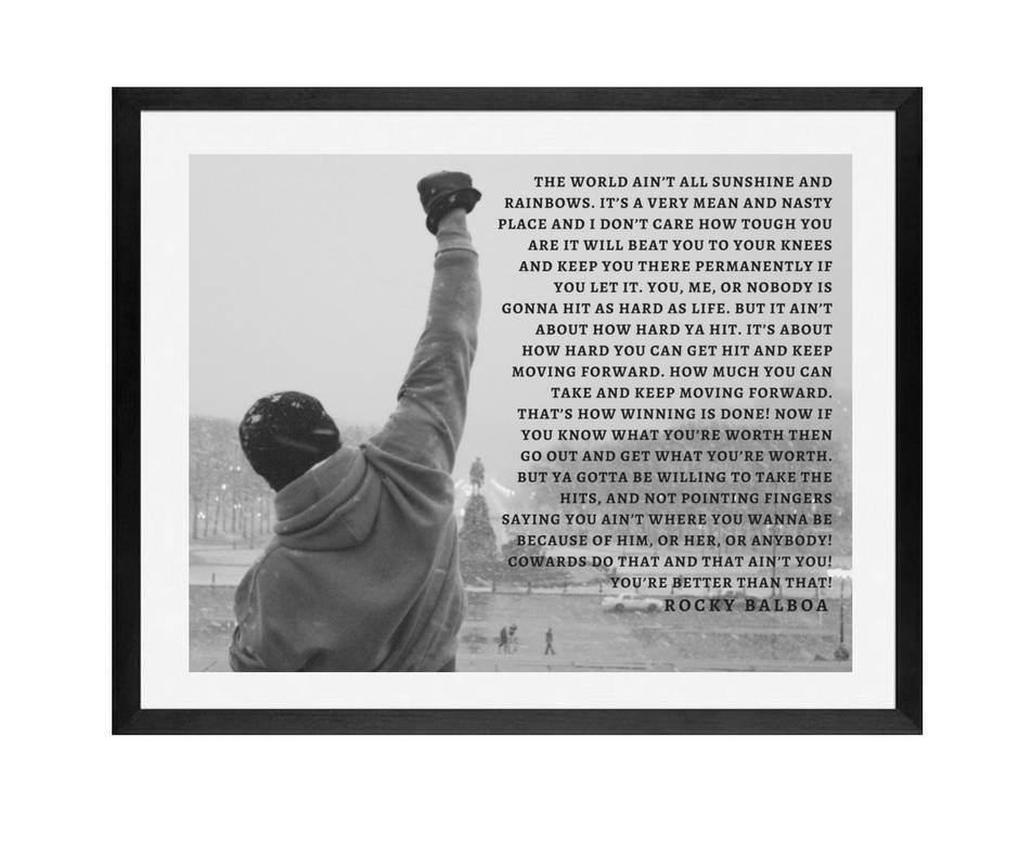 Rocky thats how winning is done free printable - Timetobe - Free ...