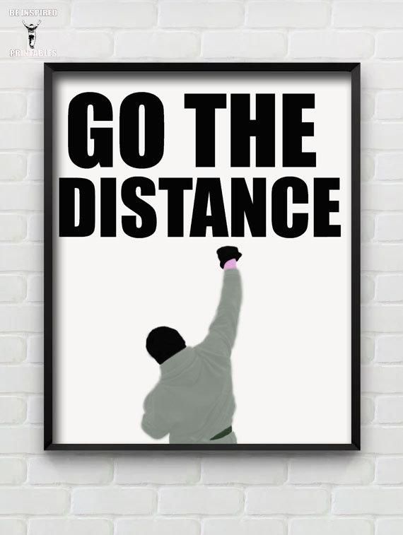 Rocky Balboa Go The Distance - Printable Digital Downloadable ...