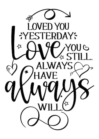 printable romantic anniversary cards
