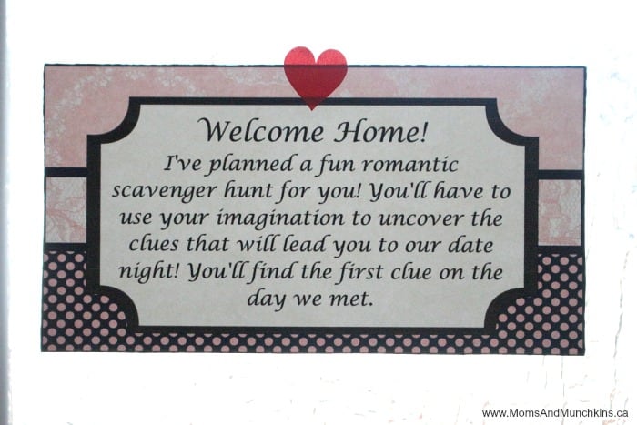 printable romantic scavenger hunt