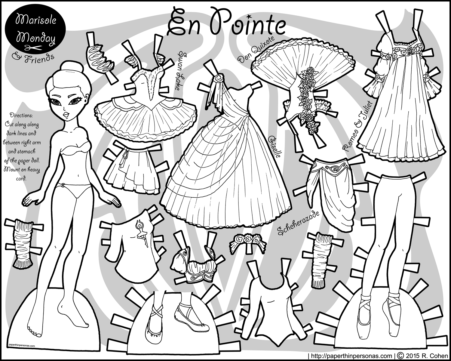 printable romeo and juliet paper dolls