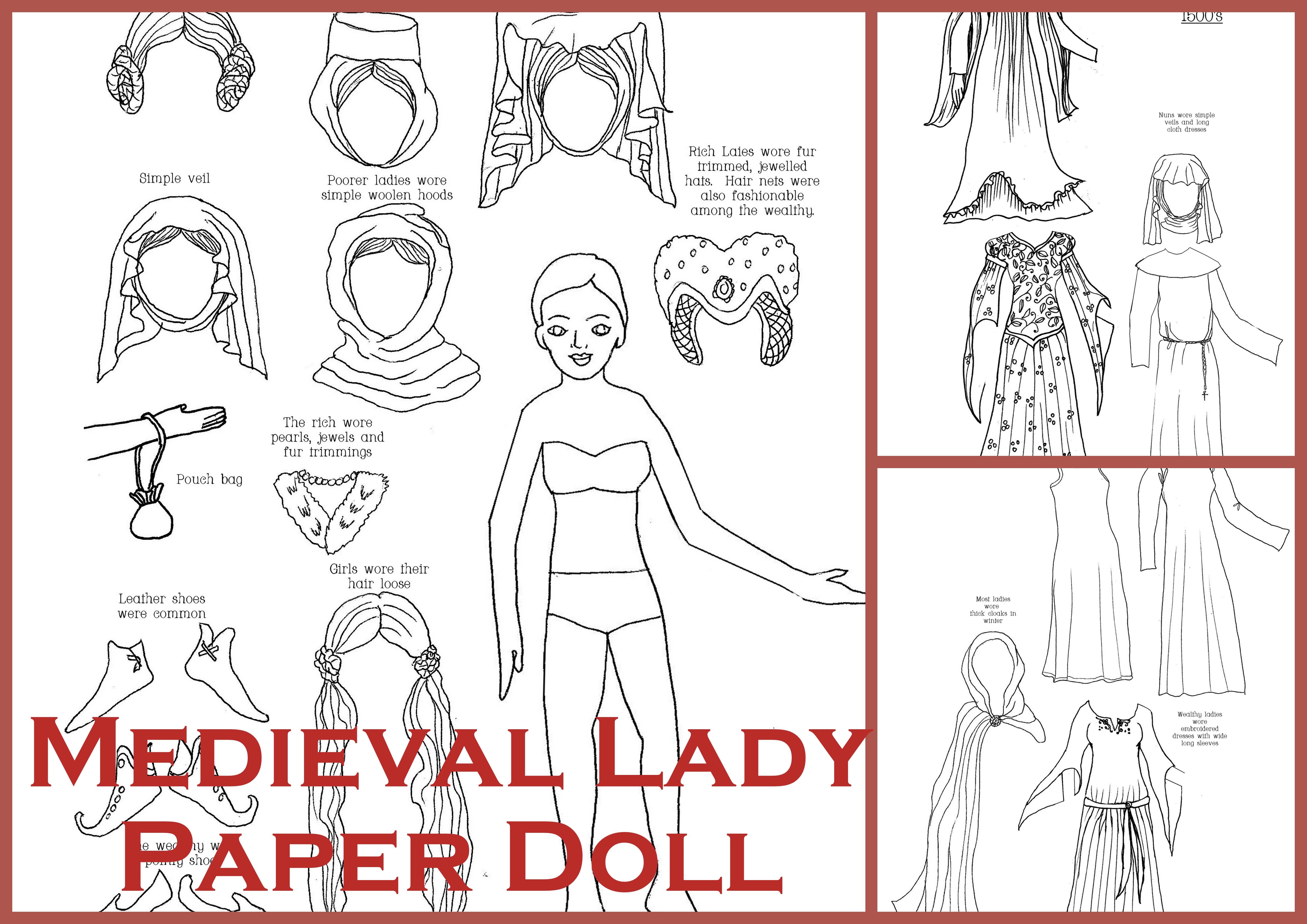 printable romeo and juliet paper dolls