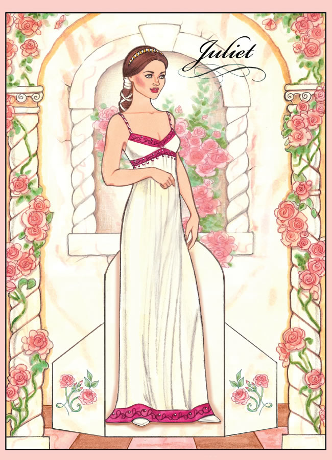 printable romeo and juliet paper dolls