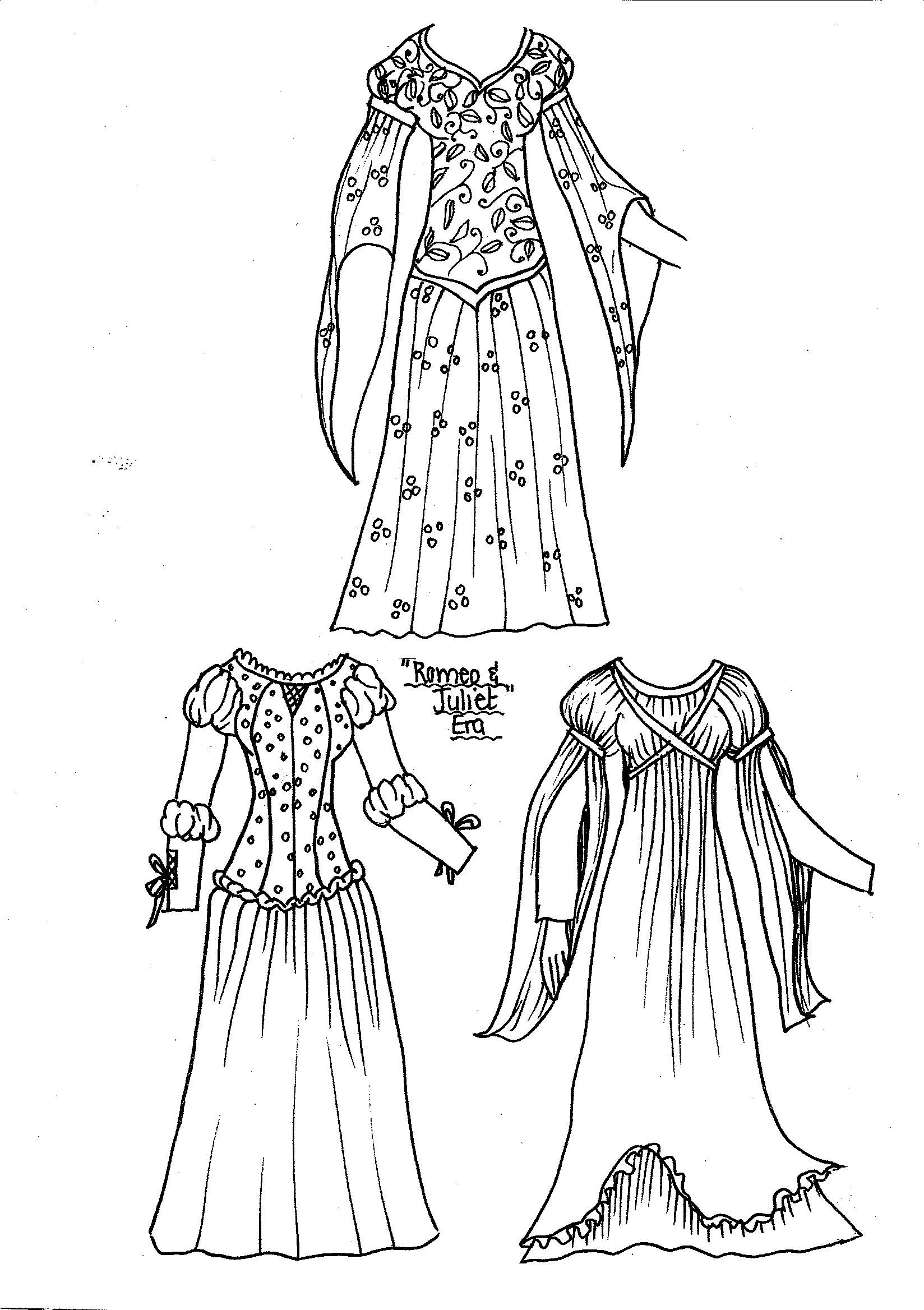 printable romeo and juliet paper dolls