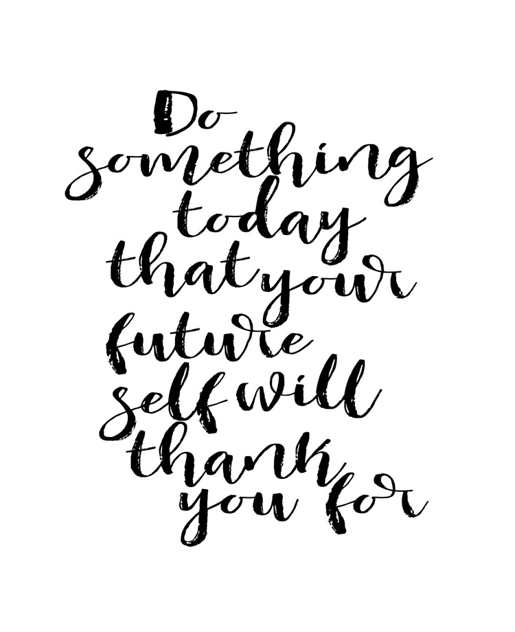 Inspirational quote Do Something Today Dorm room decor Graduation ...