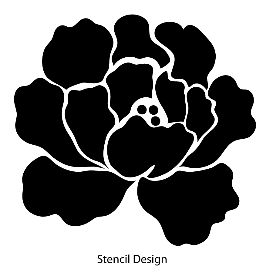 printable rose stencils