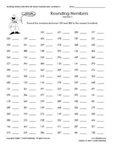 Rounding Numbers Worksheet for 3rd - 5th Grade | Lesson Planet