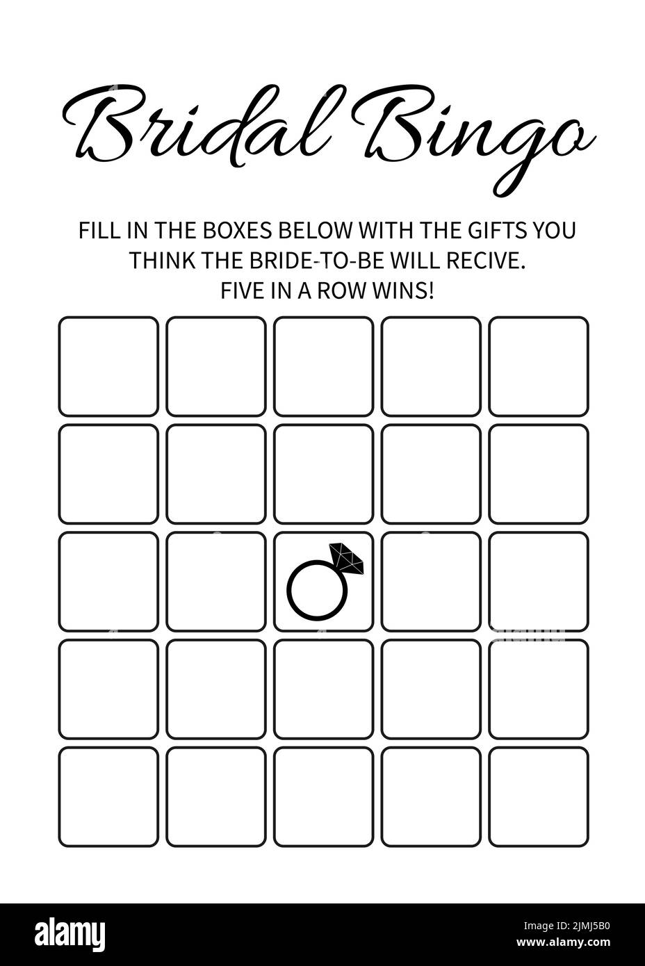 printable royal wedding bingo cards