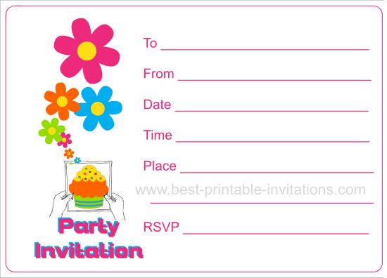 printable rsvp birthday cards