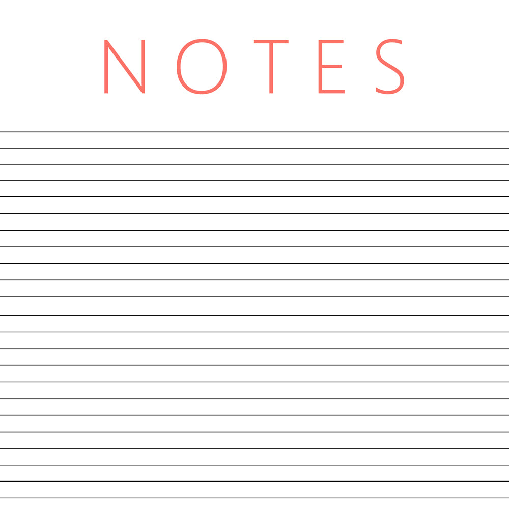 Printable Lined Paper | Digital Download - DIY Craft Club