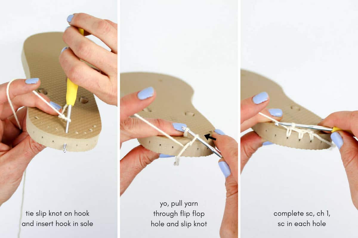 printable ruler for crochet flip flops