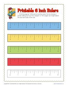 printable ruler for preschool