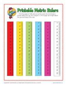 printable ruler for preschool