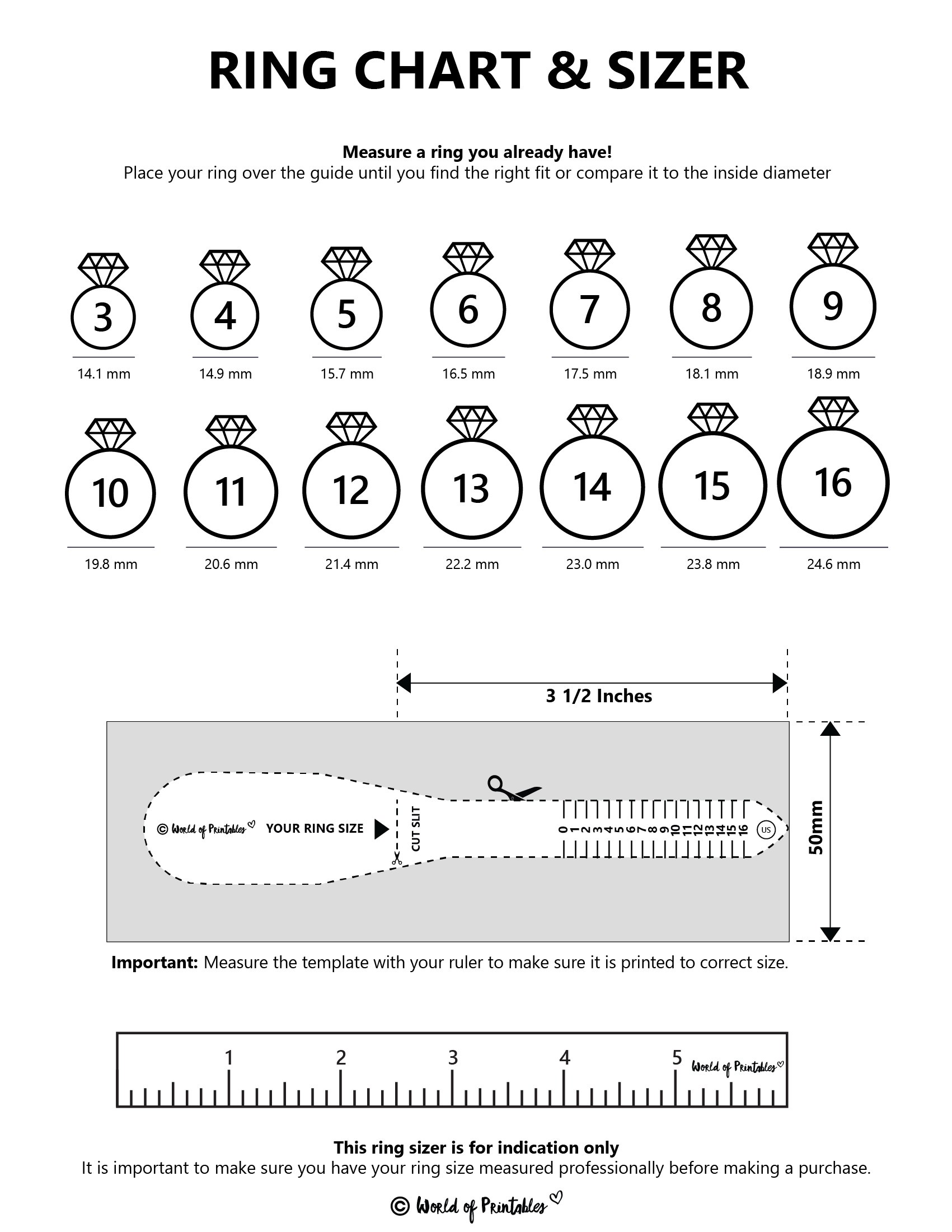 printable ruler for ring size