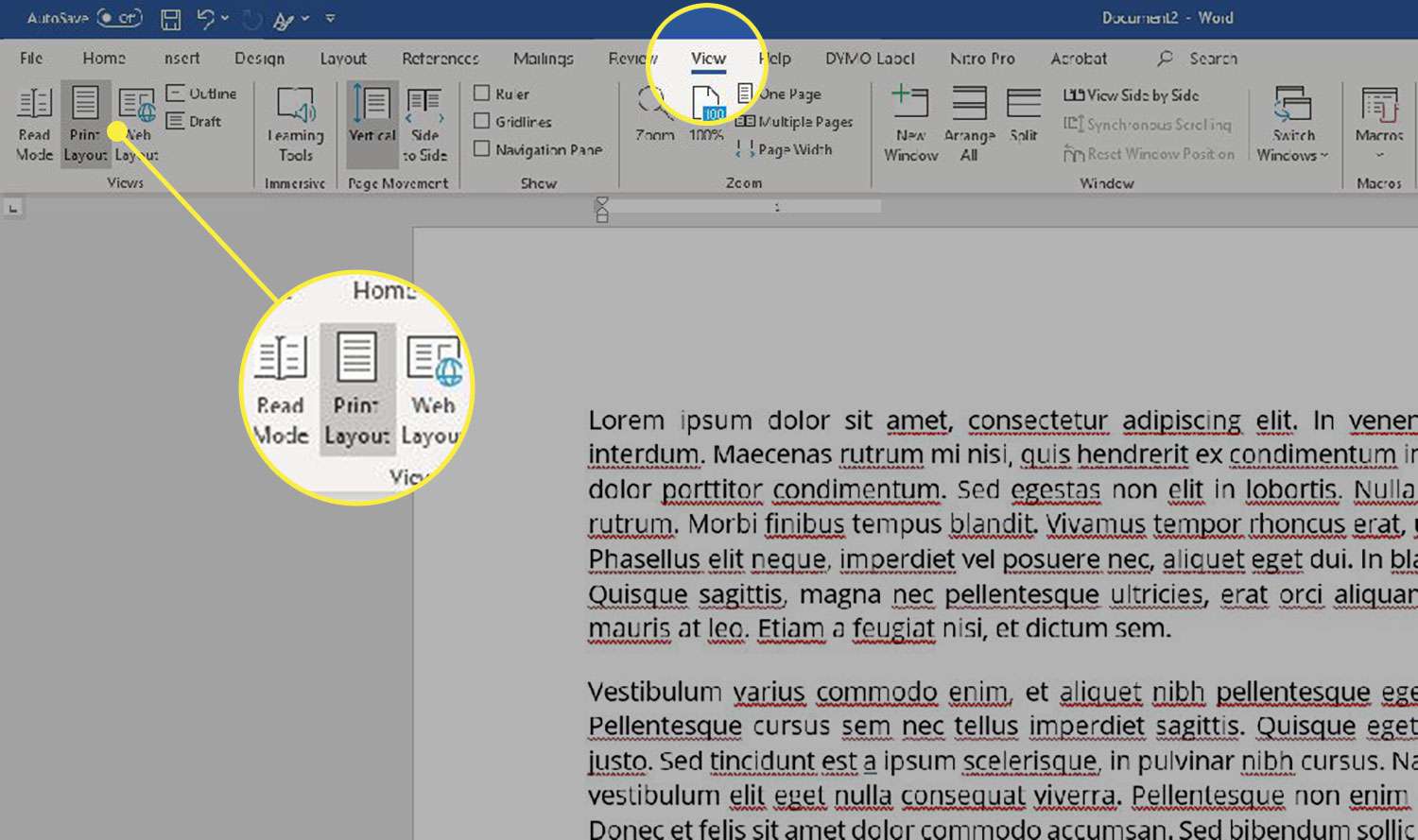 printable ruler in word