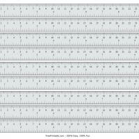 printable ruler inches and millimeters