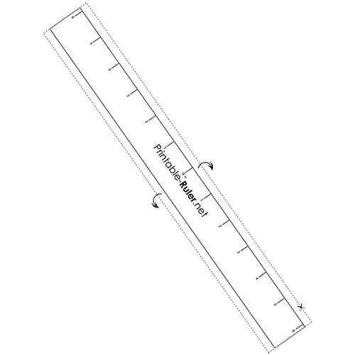 Elementary rulers - Printable Ruler