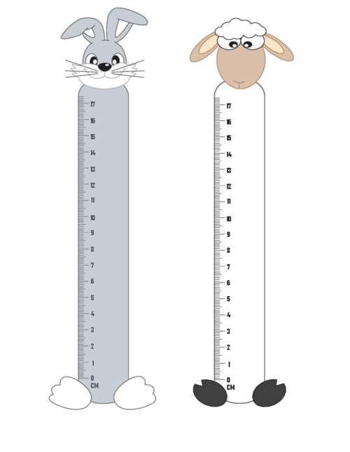 printable ruler kindergarten