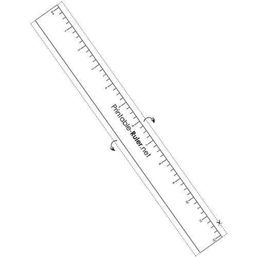 printable ruler quarter inch