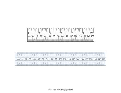 MM Ruler Actual Size - Free-printable-paper.com
