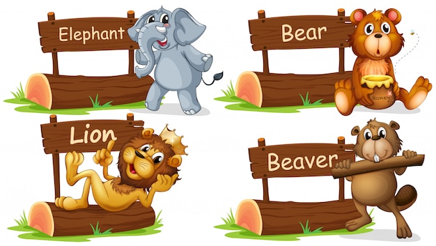 printable safari signs