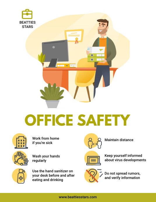 255+ Free Workplace Safety A4 Templates | PosterMyWall