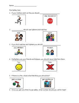 Modified Fire Safety Quiz