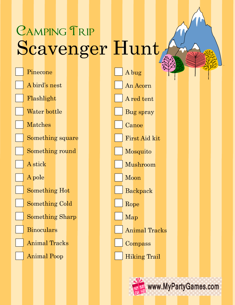 7-free-printable-camping-scavenger-hunt-games-worksheets-library for Camping Scavenger Hunt Printable Free 7 Free Printable Camping Scavenger Hunt Games - Worksheets Library for Camping Scavenger Hunt Printable Free