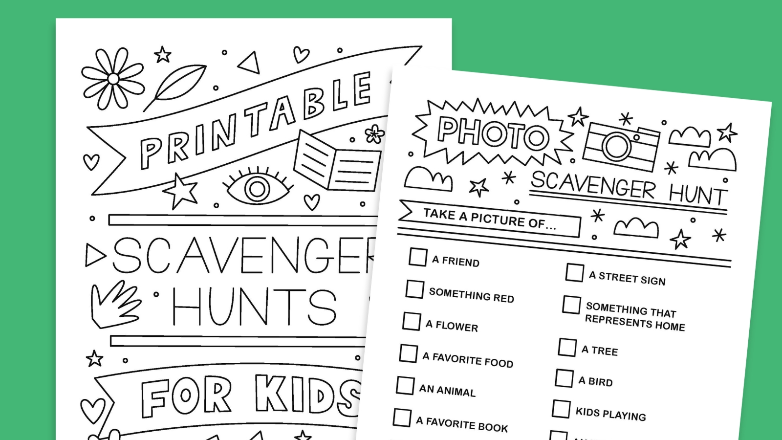40 Clever Scavenger Hunt Ideas (Plus Free Printable Bundle)