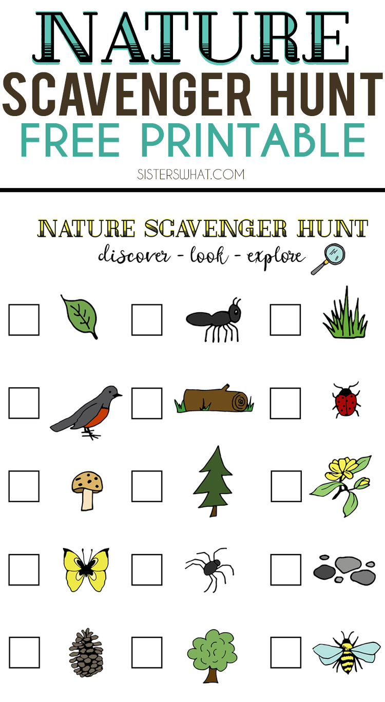 printable scavenger hunt