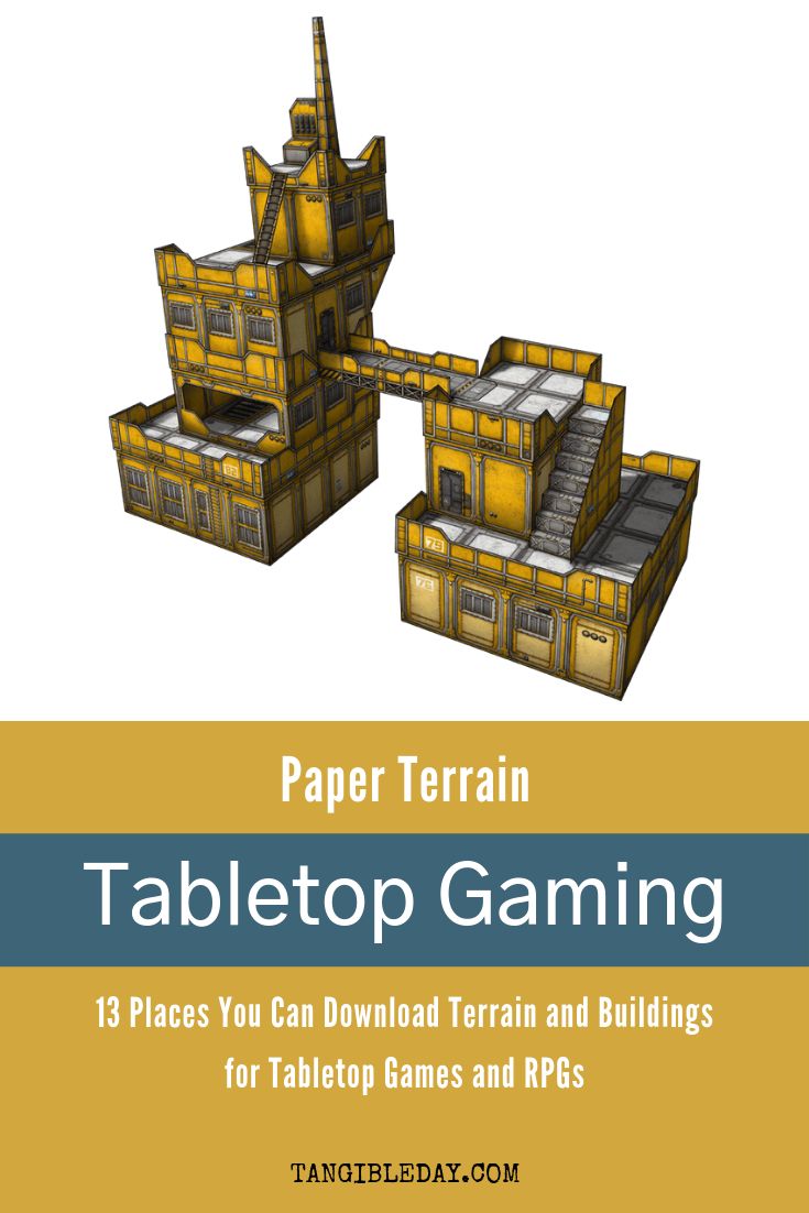 Download Paper Terrain! Warhammer 40k, Infinity Miniatures and More!