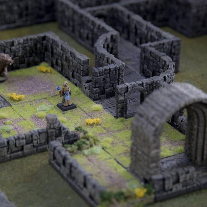 Rampage OpenLOCK Base Pack by Printablescenery - Thingiverse