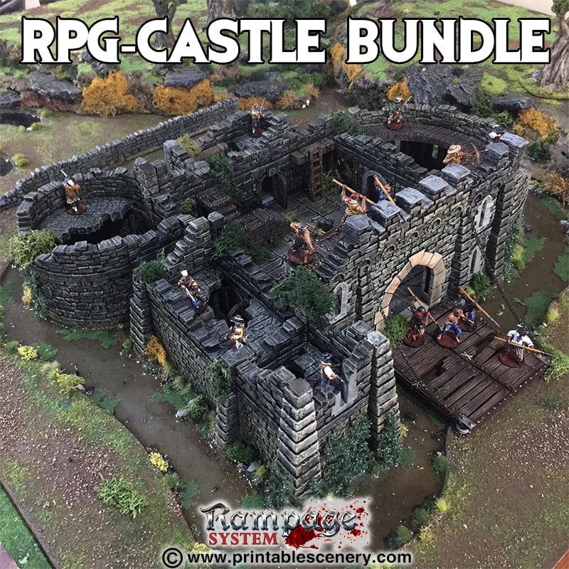 Rampage Gothic - 3d Printable Scenery Building System by Printable ...