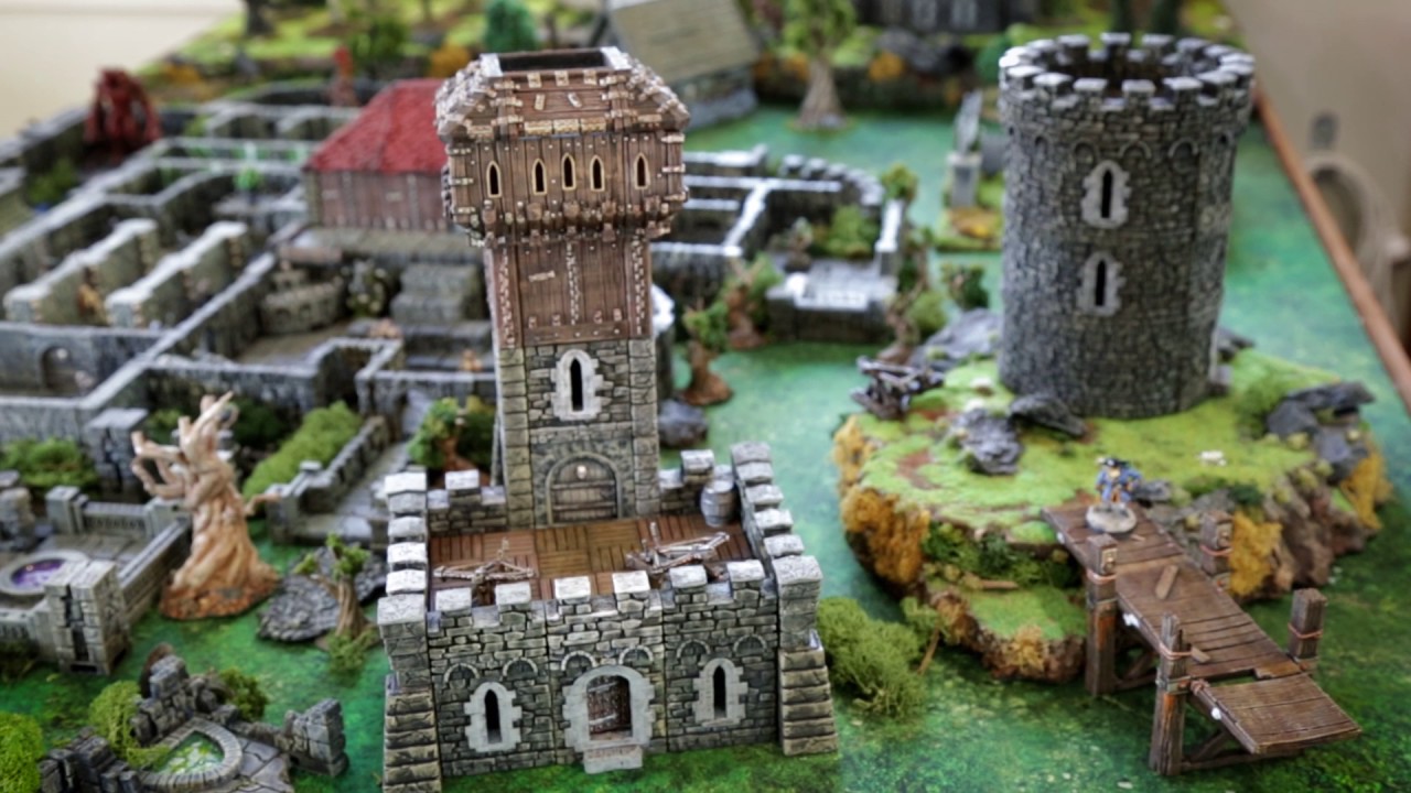 Rampage Castle 3D Printable Castle and Dungeons on Kickstarter