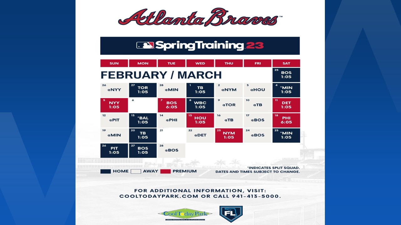Atlanta Braves 2016 Baseball Schedule (printable) | Macon Telegraph