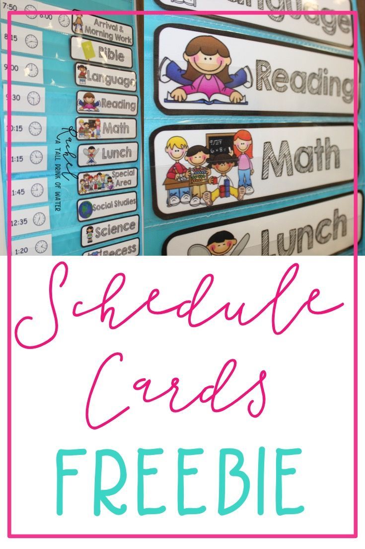 classroom-schedule-cards-freebie-worksheets-library for Free Printable Classroom Schedule Cards Classroom Schedule Cards FREEBIE - Worksheets Library for Free Printable Classroom Schedule Cards
