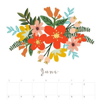 printable schedule for june 2018