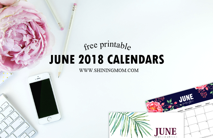 Free Printable June 2018 Calendar: 12 Amazing Designs!
