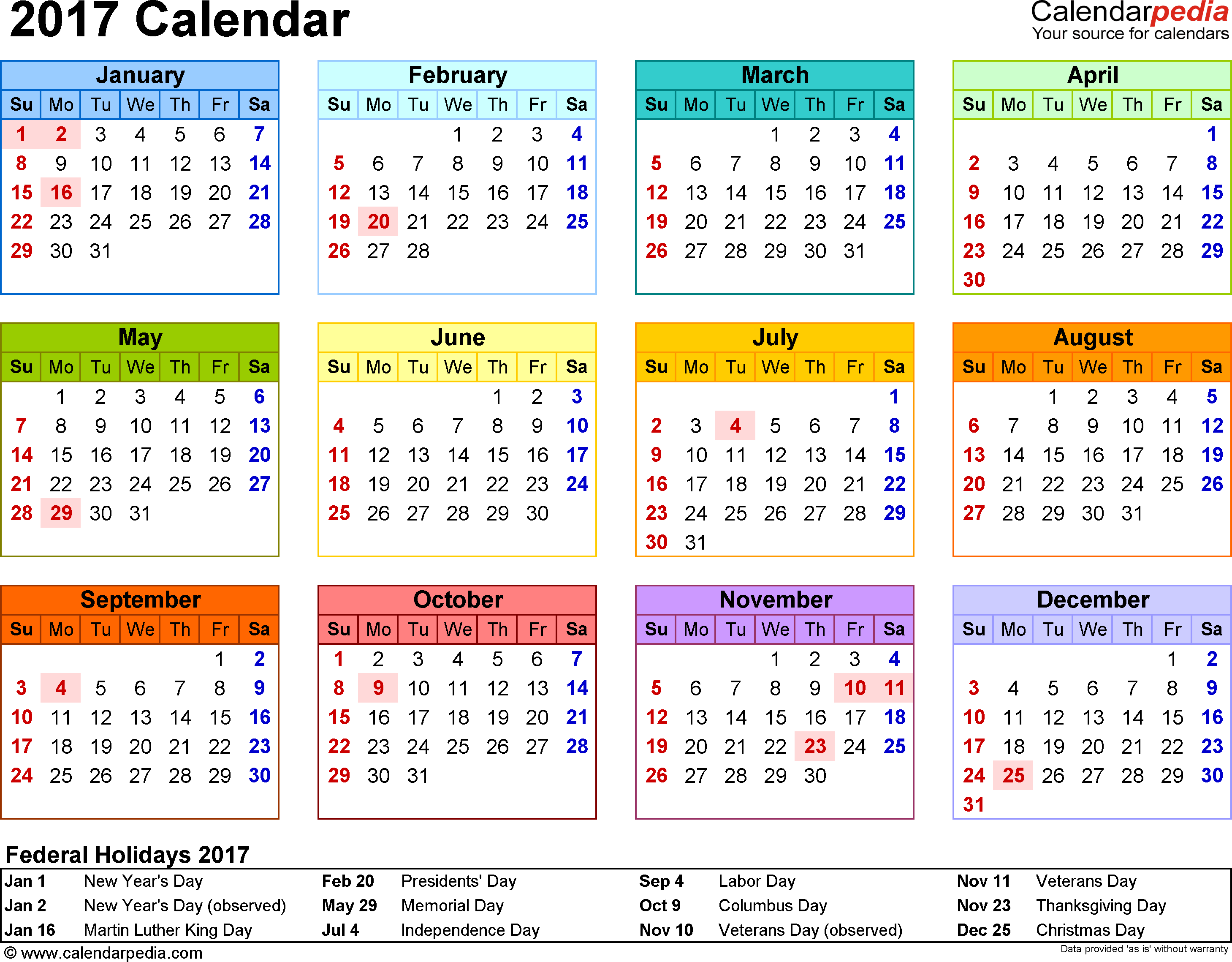 March 2017 Calendar Printable Holidays Template | template 2578