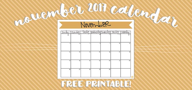 printable schedule november 2017