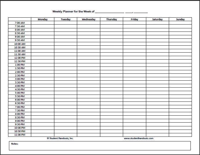 printable schedule online